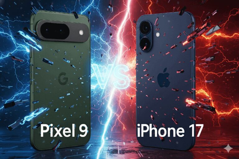 Google Pixel 9 vs iPhone 17